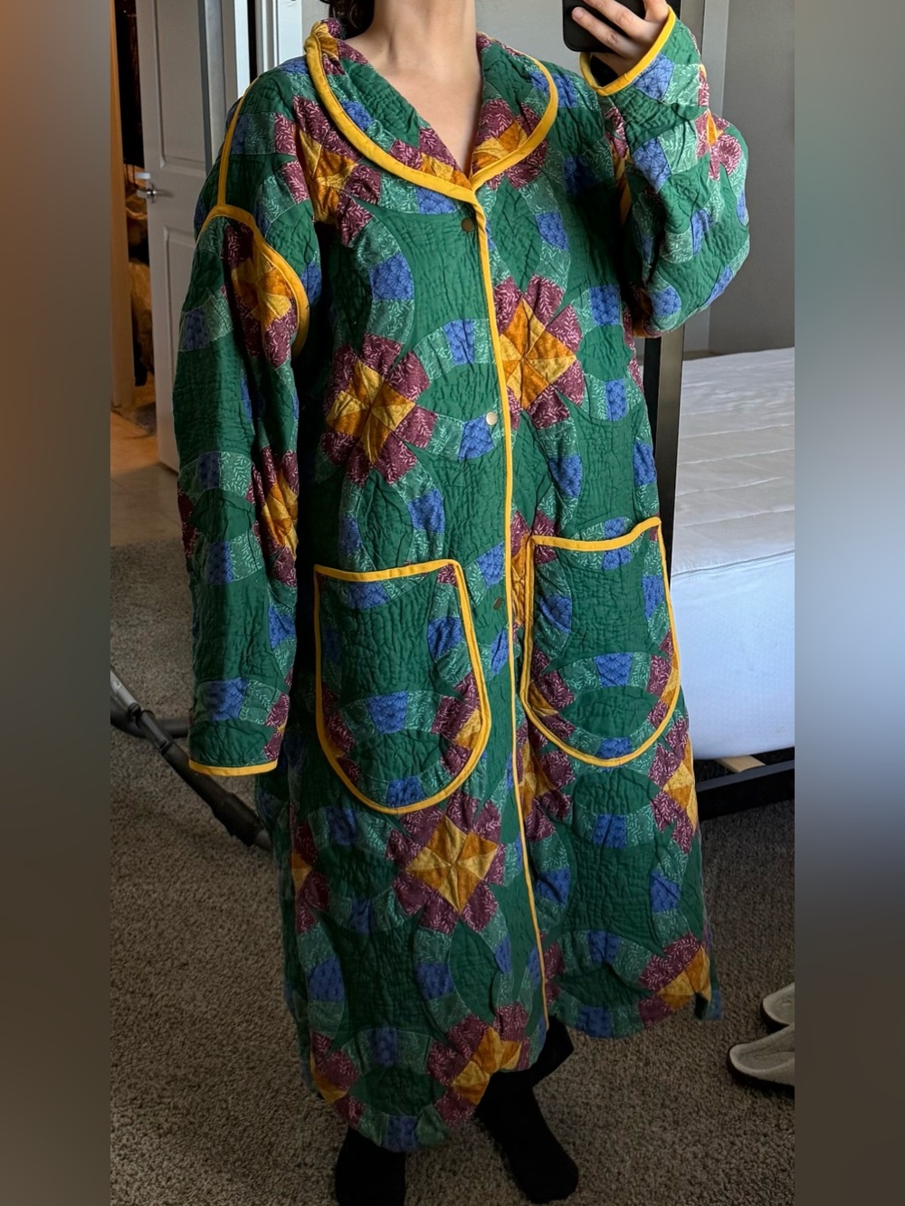 Handmade Vintage Quilt Coat